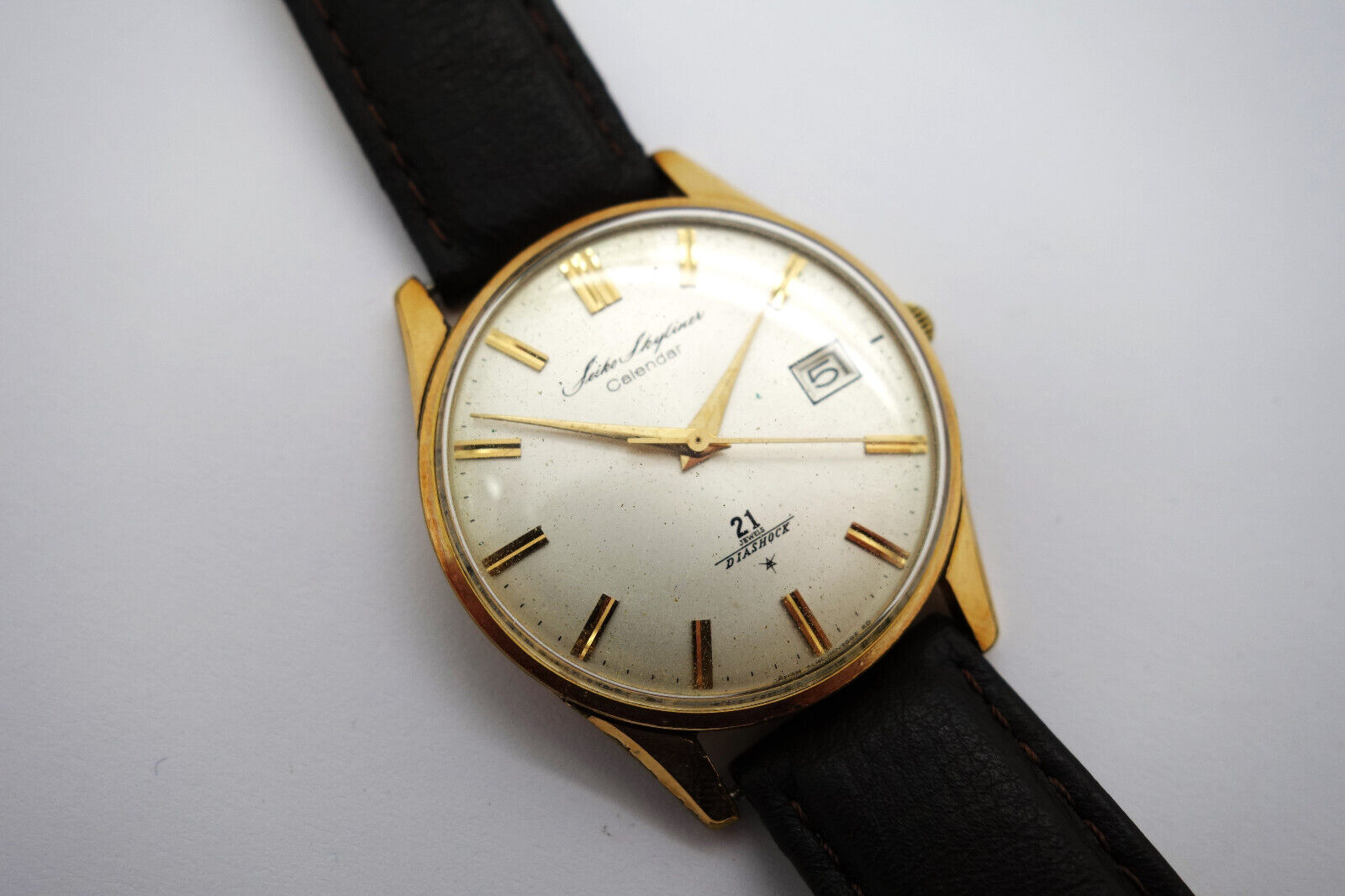 Seiko Skyliner Calendar vintage watch Gents March 1964