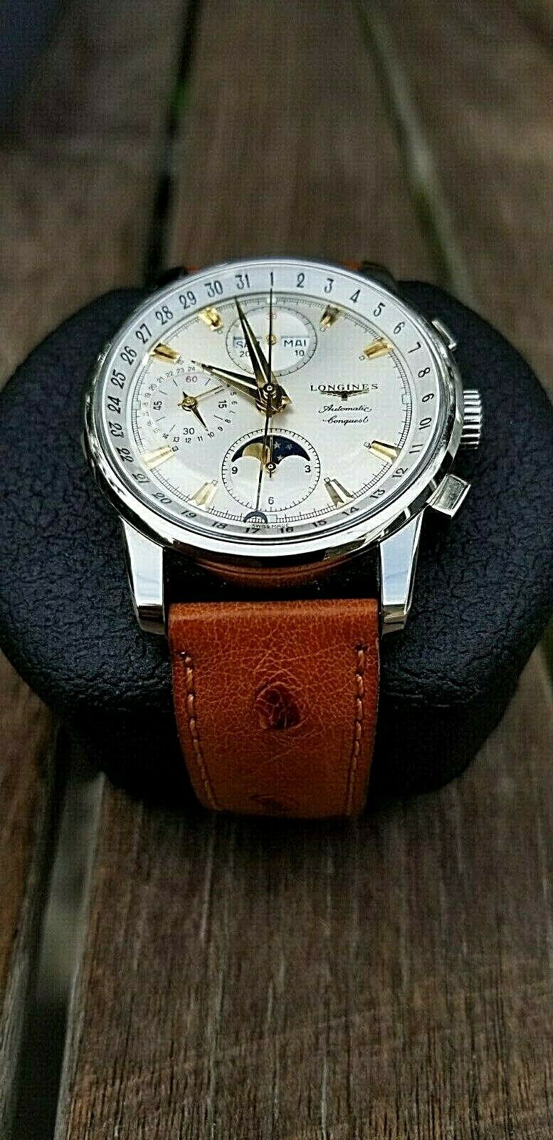 Longines Conquest Heritage Chronograph Automatic Moon phase