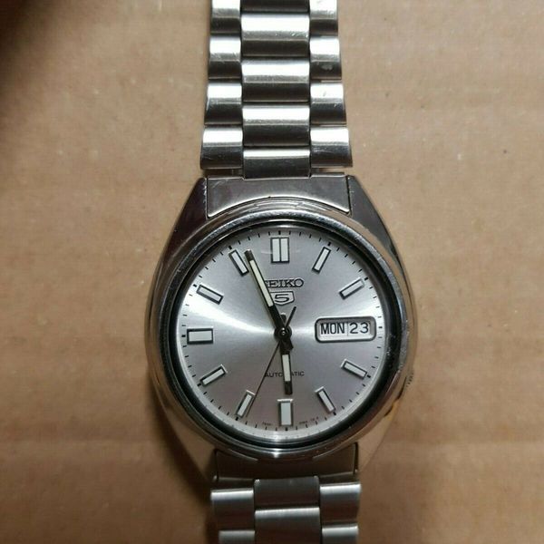 SEIKO Watch 7S26-0480 F Vintage AUTOMATIC STAINLESS STEEL Retro Working ...