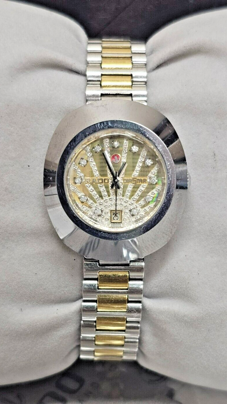 Rado DiaStar Diamond Sunburst Ladies Automatic 2-Toned