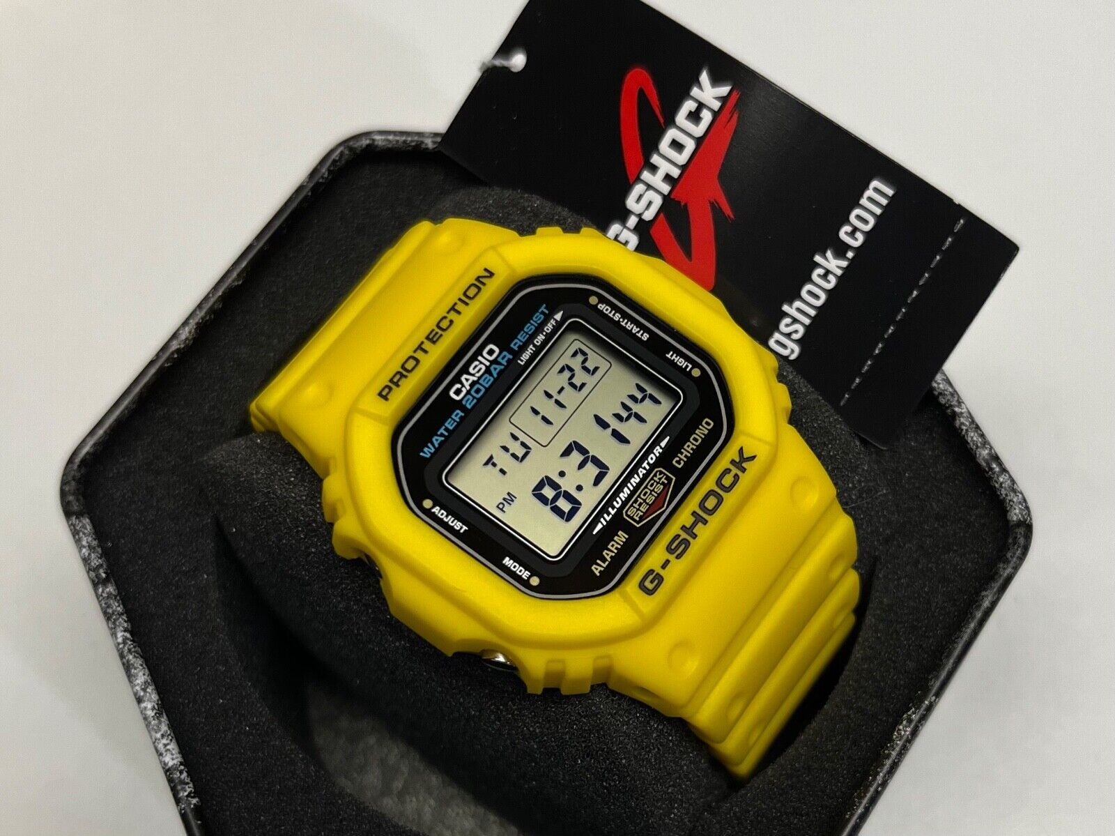 Casio G-Shock Men's Watch - DW-5600REC-9CR Yellow Color Origin