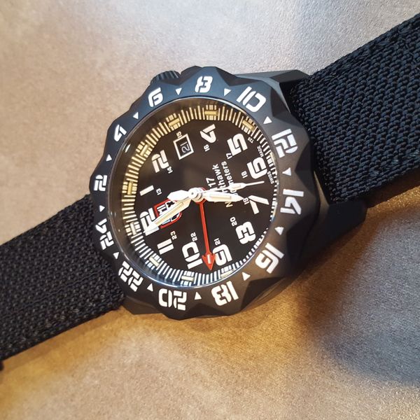 only 550 Luminox F117 NIGHTHAWK AIR series 6421 steel LUMI Nox GMT