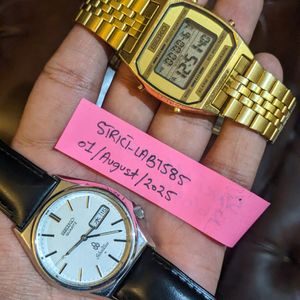 ヴィンテージカシオF-300実動 Vintage Casio F-300 F300 Module 110 Mens Digital Watch Japan
