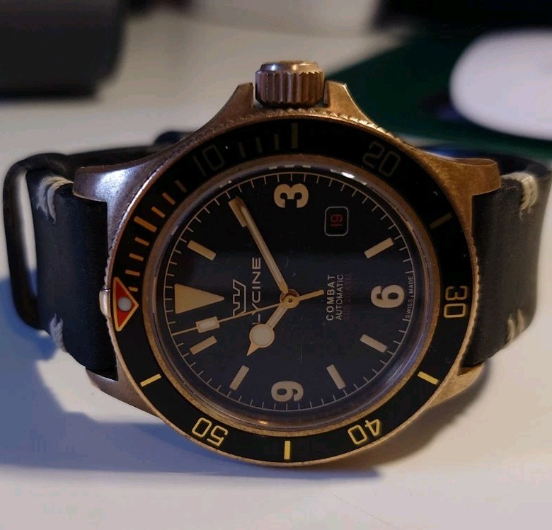 Glycine Combat 42 Vintage Bronze GL0265 Price as of September 2026