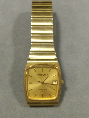 Vintage HAMILTON Timespan Quartz Wrist Watch #8346 Circa 1970's