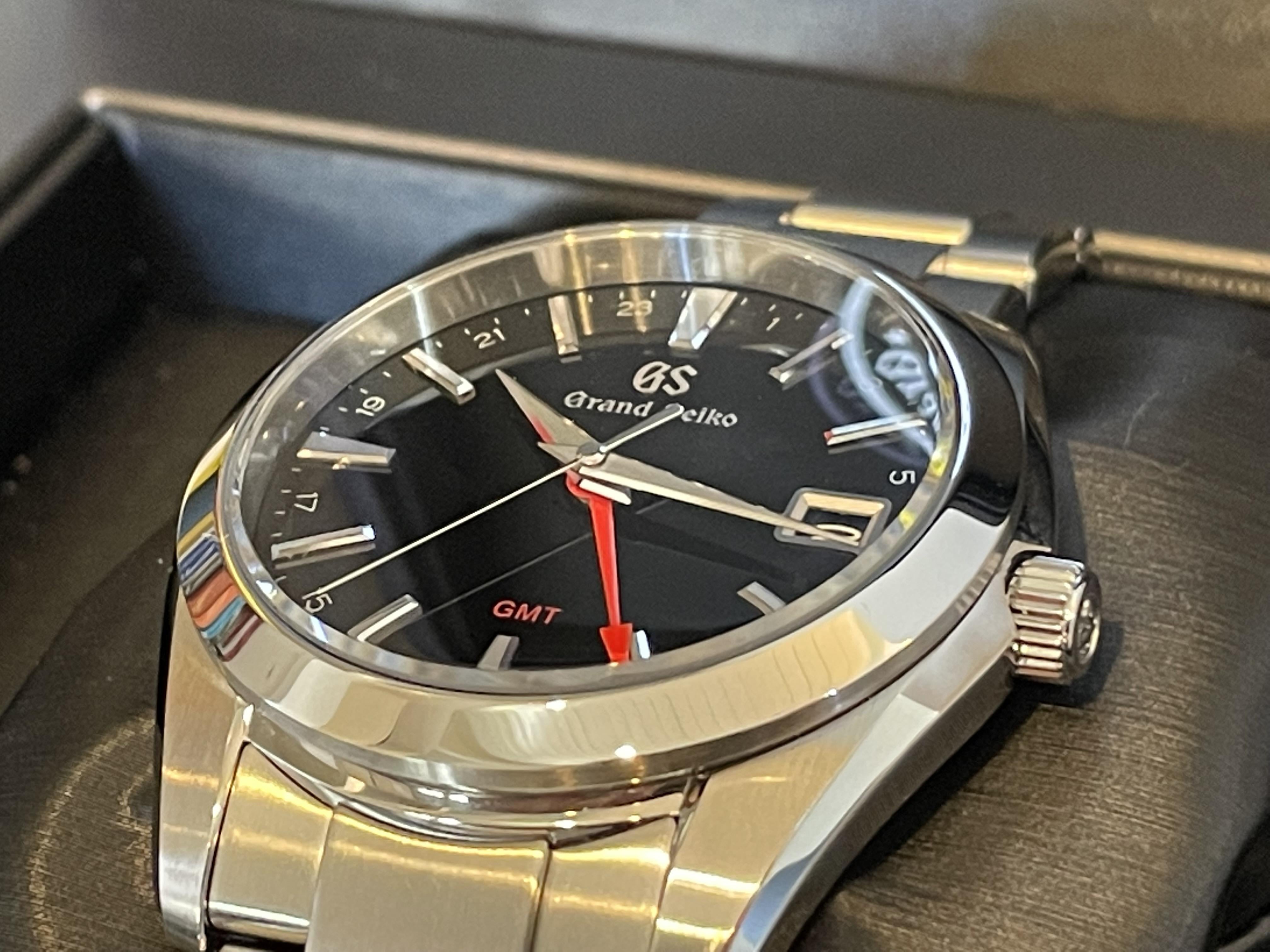 WTS Grand Seiko GMT SBGN013 MINT w box and papers 1850