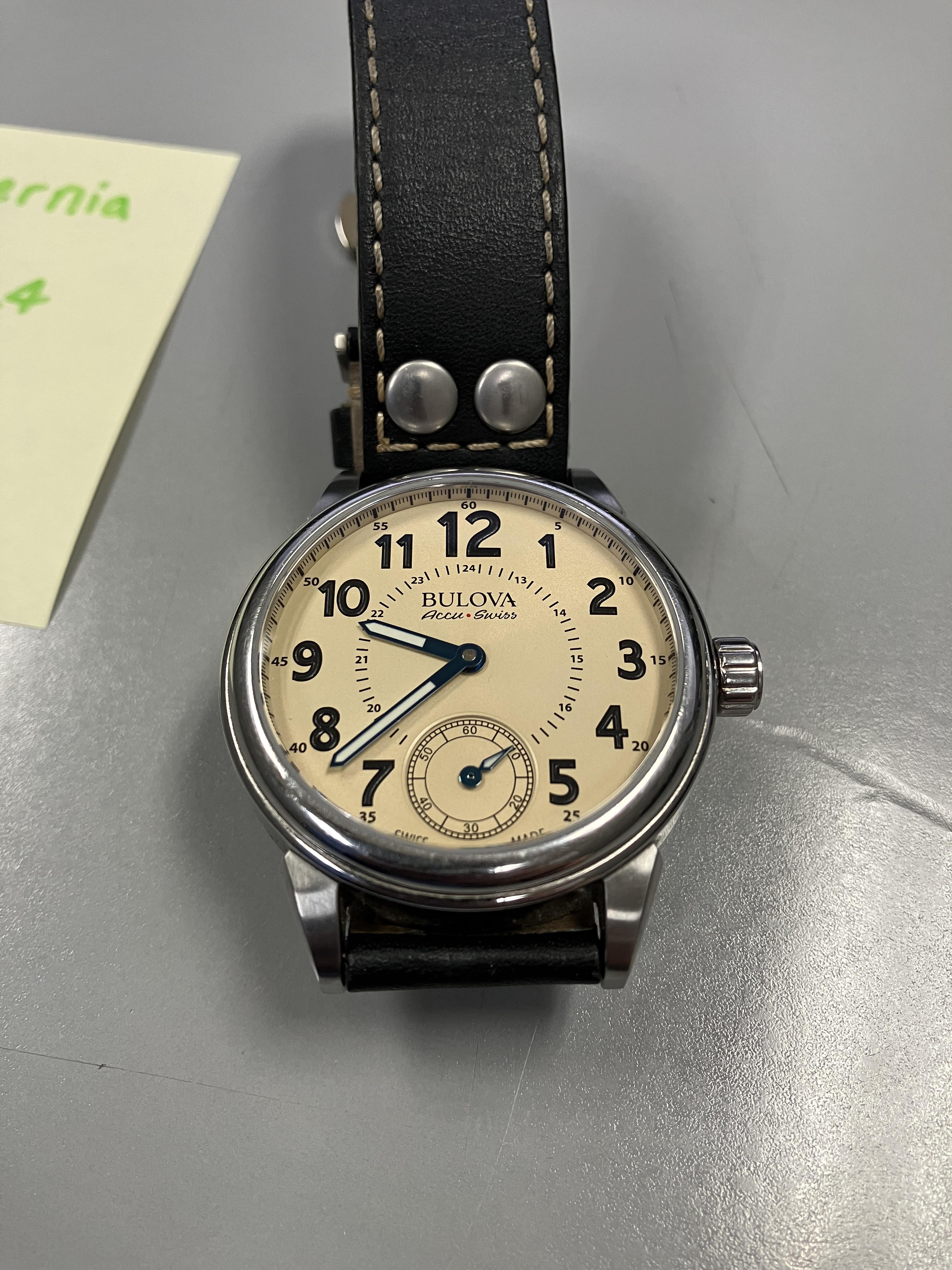 WTS Bulova AccuSwiss Gemini WatchCharts Marketplace