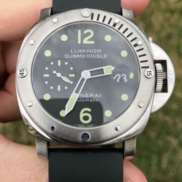 Panerai 24 Luminor Submersible Stainless Steel 44mm PAM00024 Deployant ...