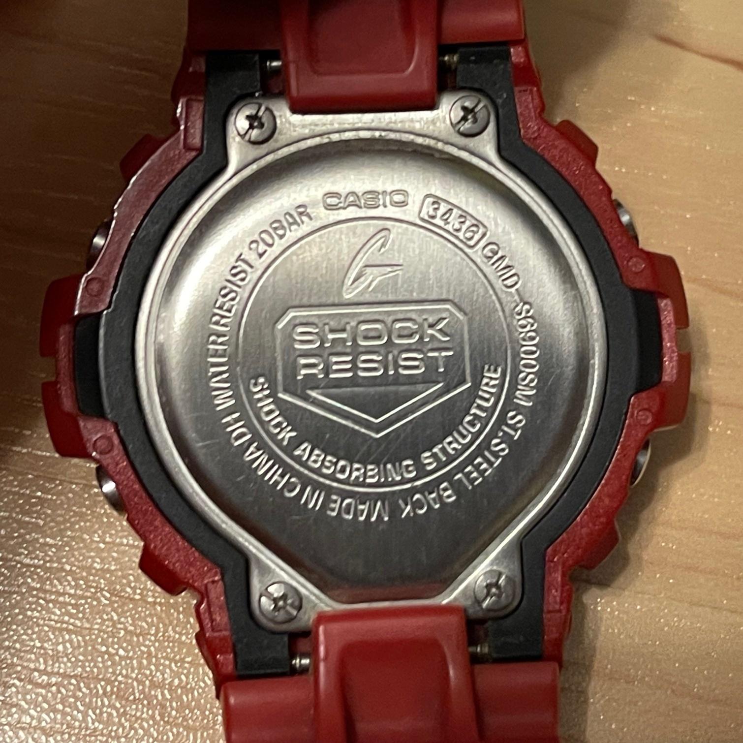 Casio G-Shock Red GMD-S6900SM-4 CASIO G-SHOCK Metallic Digital 