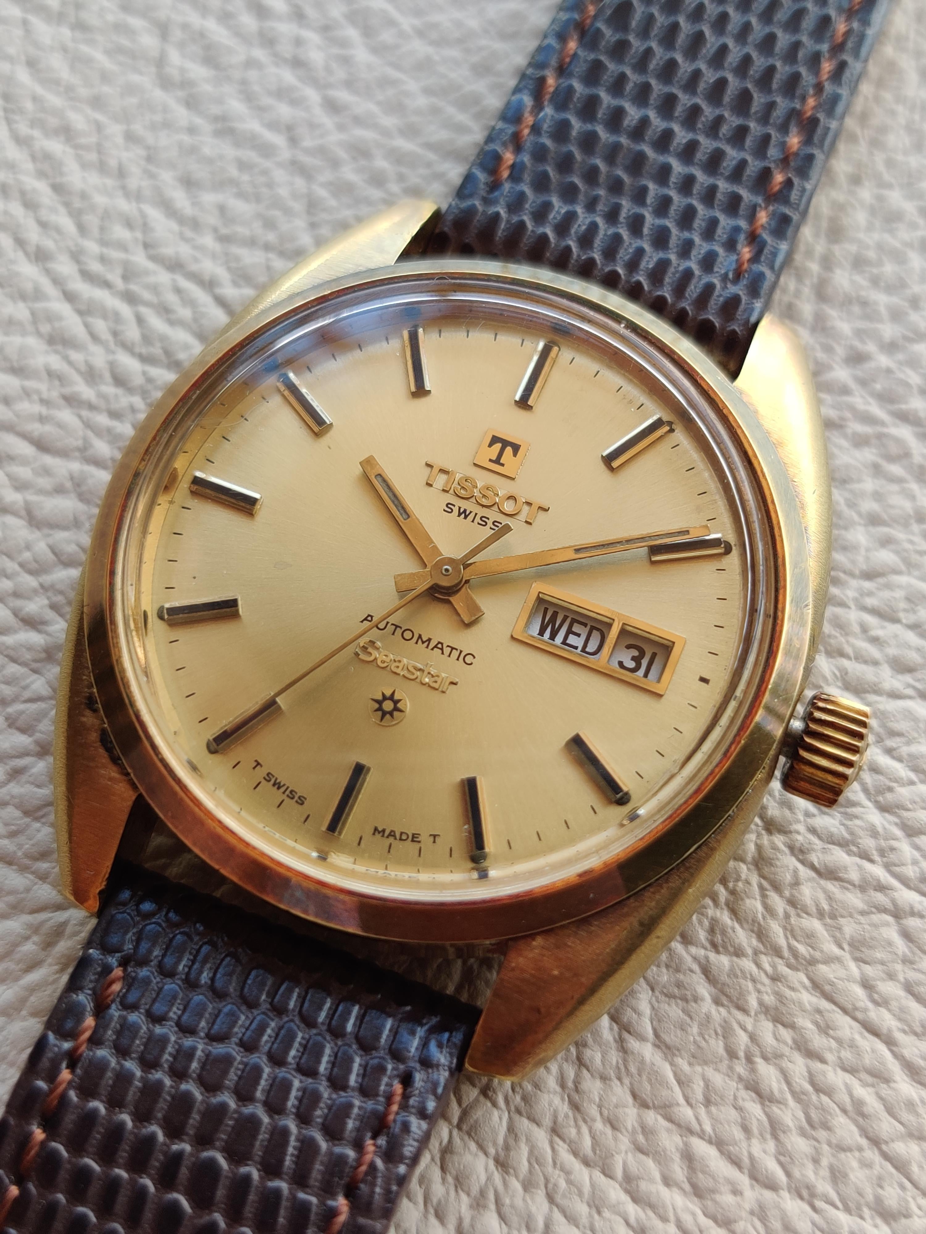 Tissot seastar vintage outlet gold