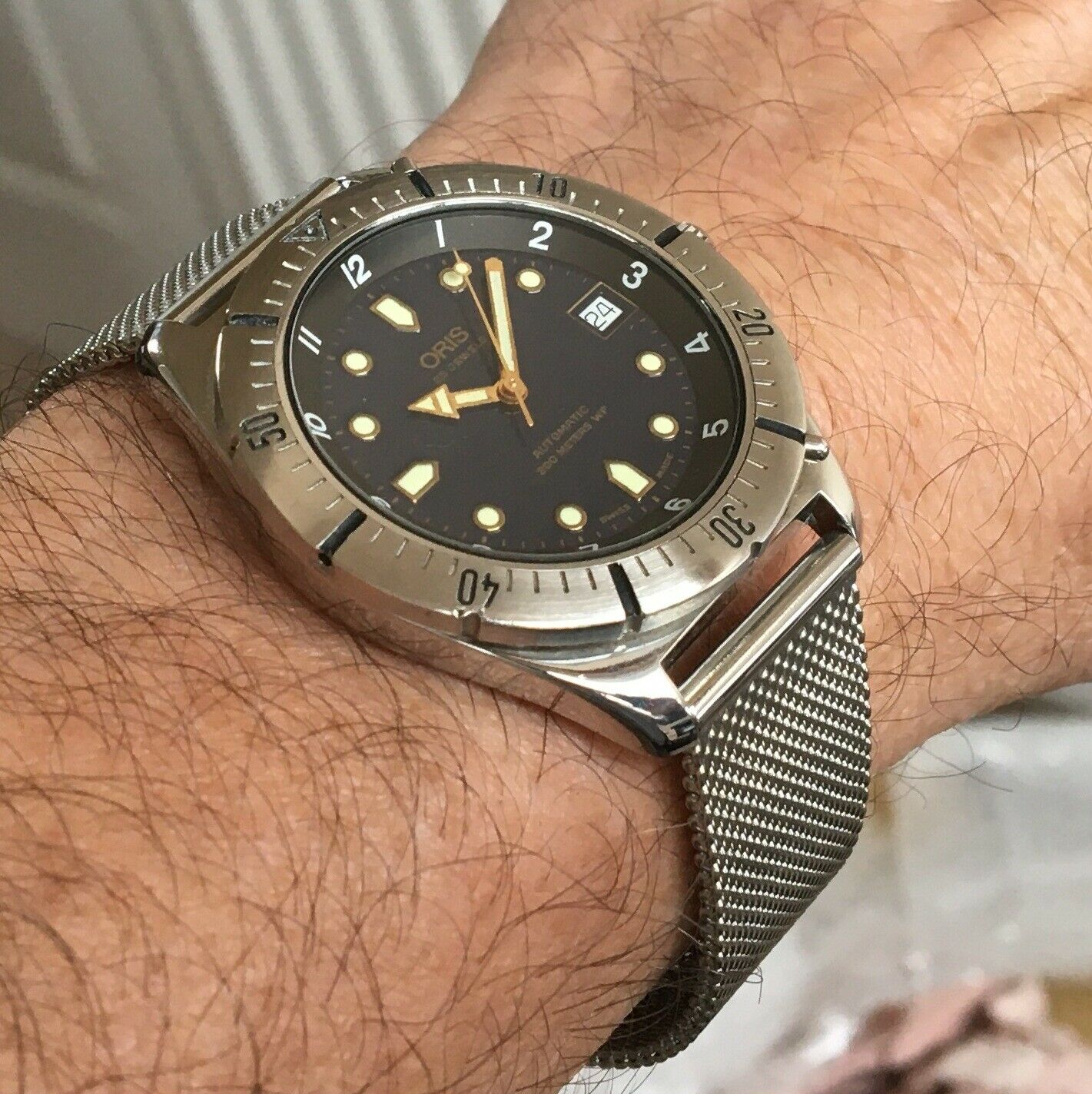 Oris B 7401 Swiss automatic diver's watch | WatchCharts Marketplace