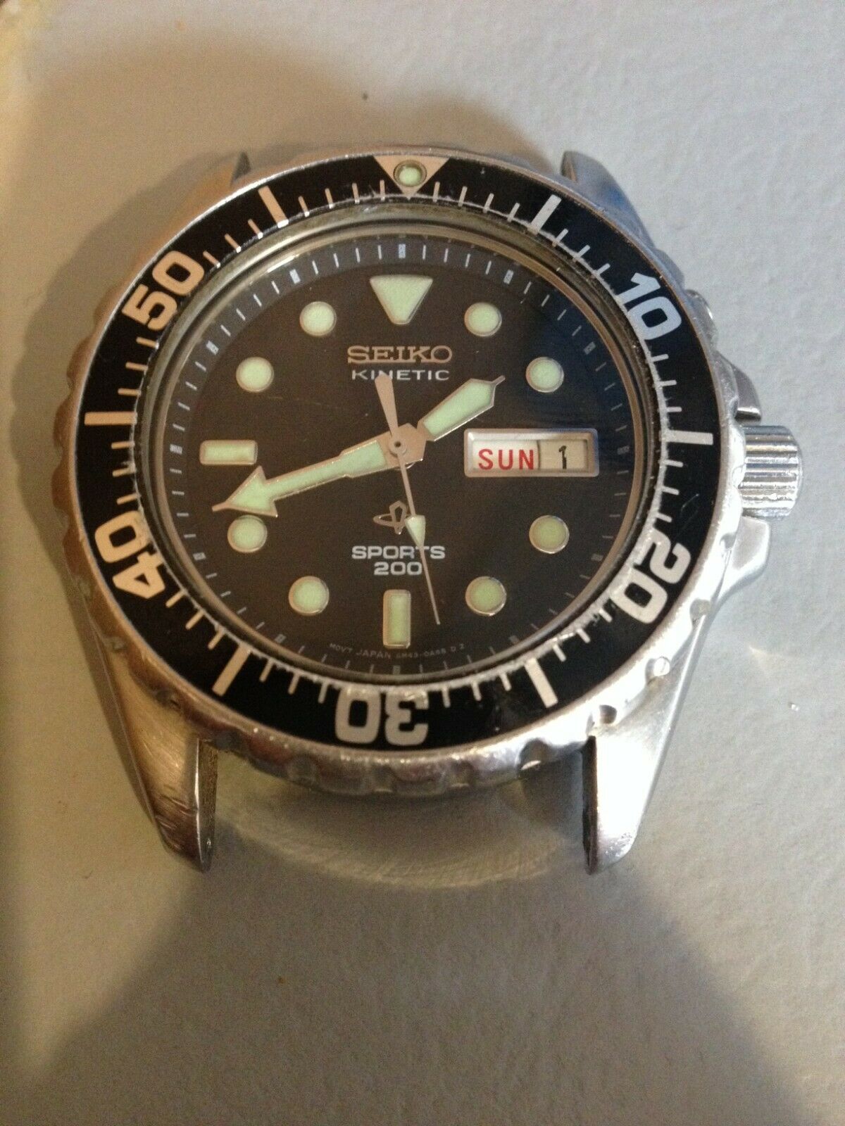 SEIKO Kinetic Diver Watch SKJ-001 5M43-0A40 (Spares/Repairs/Parts) |  WatchCharts