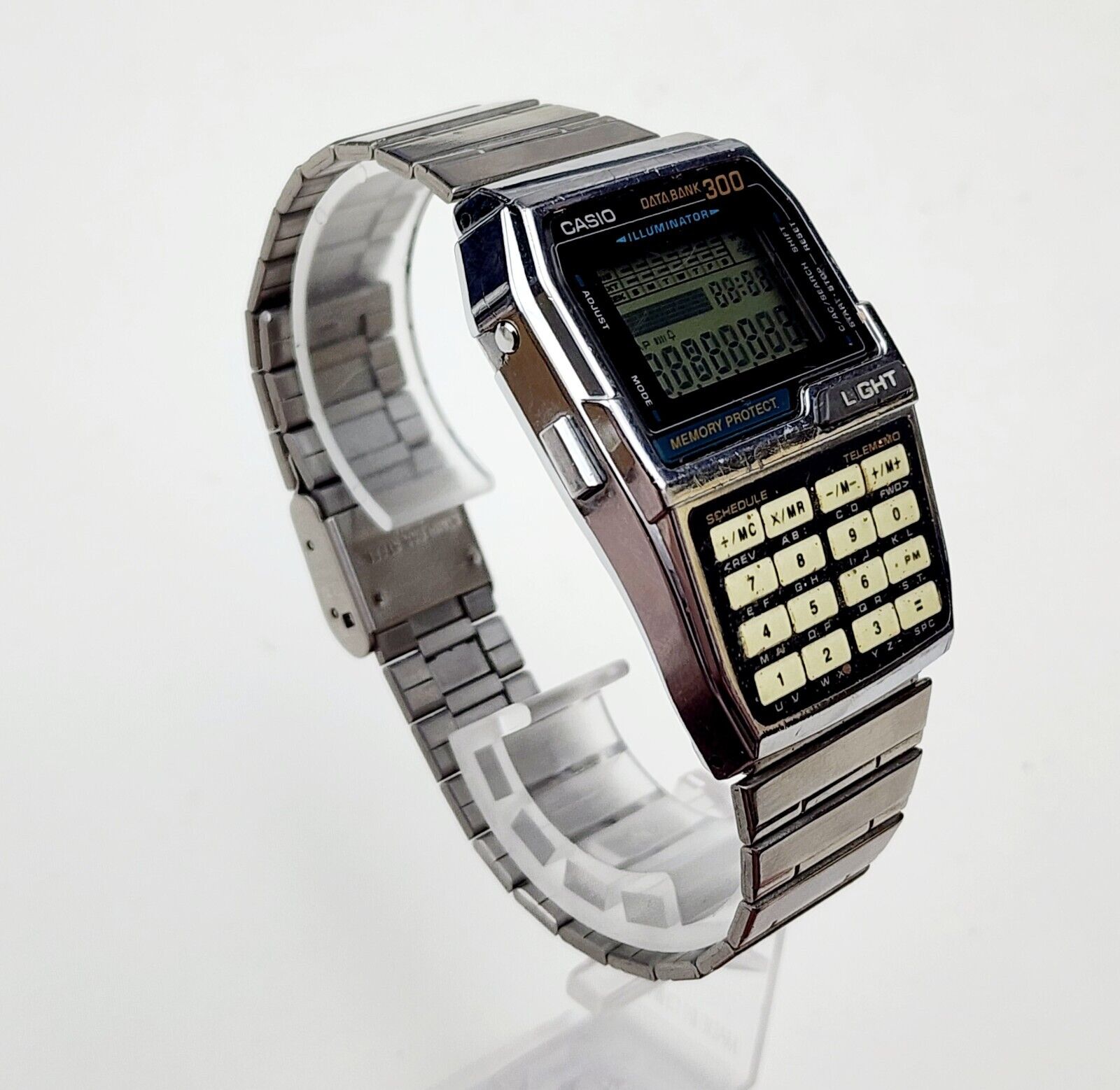 Men s Vintage 90 s Calculator Watch CASIO DataBank 300 1478 DBC 3000. Alarm WatchCharts Marketplace