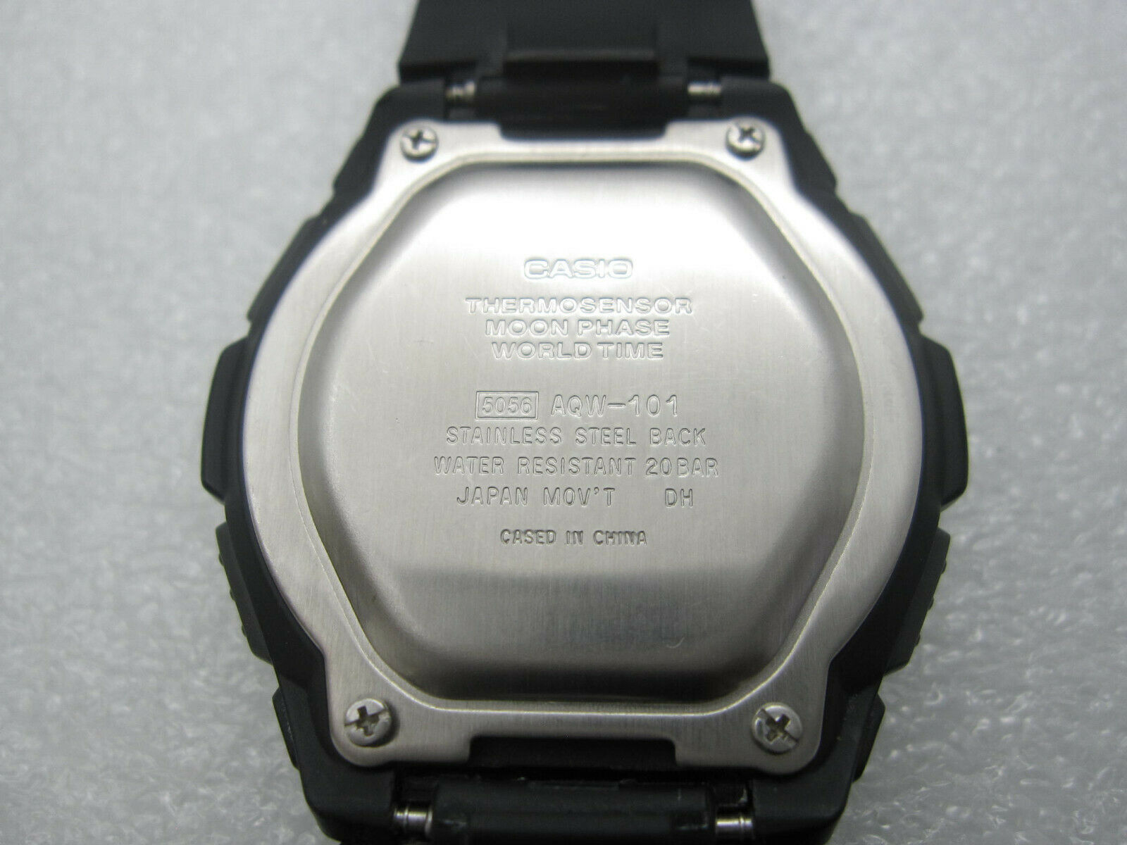 Casio thermosensor moon 2025 phase world time