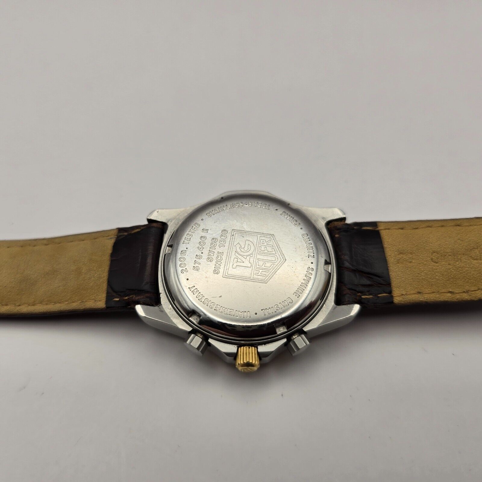 3343 TAG HEUER 575.406 Professional 200M CHRONO QUARTZ タグ 