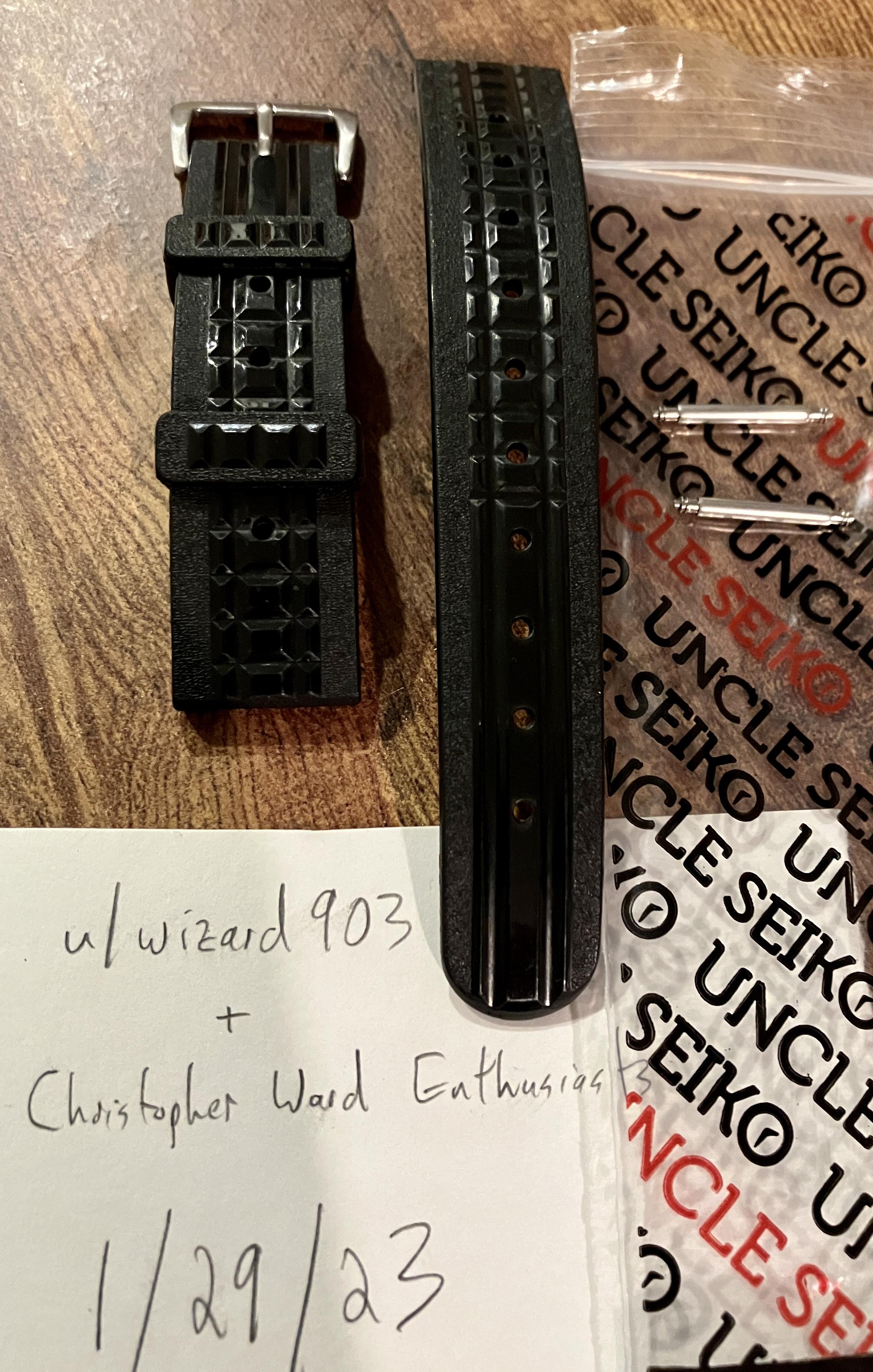 WTS] Uncle Seiko Rubber Chocolate Bar Strap 20mm (style worn by Martin Sheen  in Apocalypse Now), includes fat boy spring bars | WatchCharts