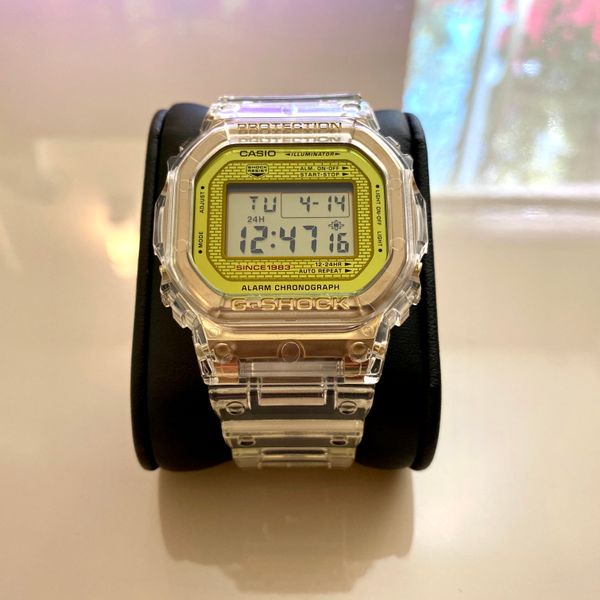 casio g shock glacier gold price