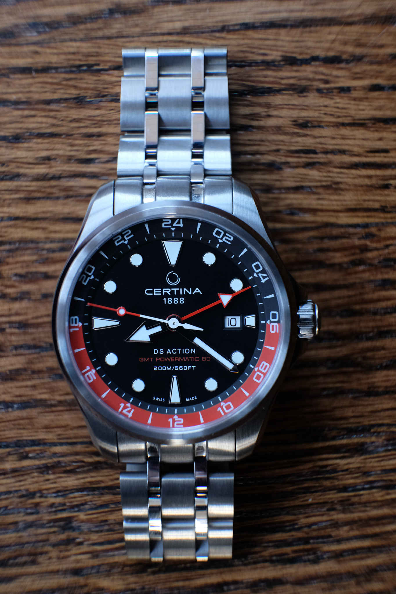 certina powermatic 80 gmt