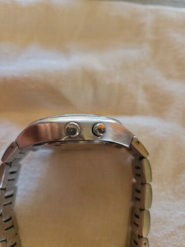 Men's Fossil Big Tic JR-8097 Animated Dragon SS Quartz Watch 7.5