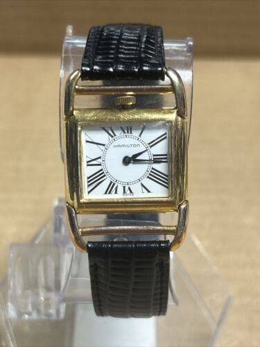 Hamilton Contour 6176 Watch Analog Square Swiss Quartz Watch