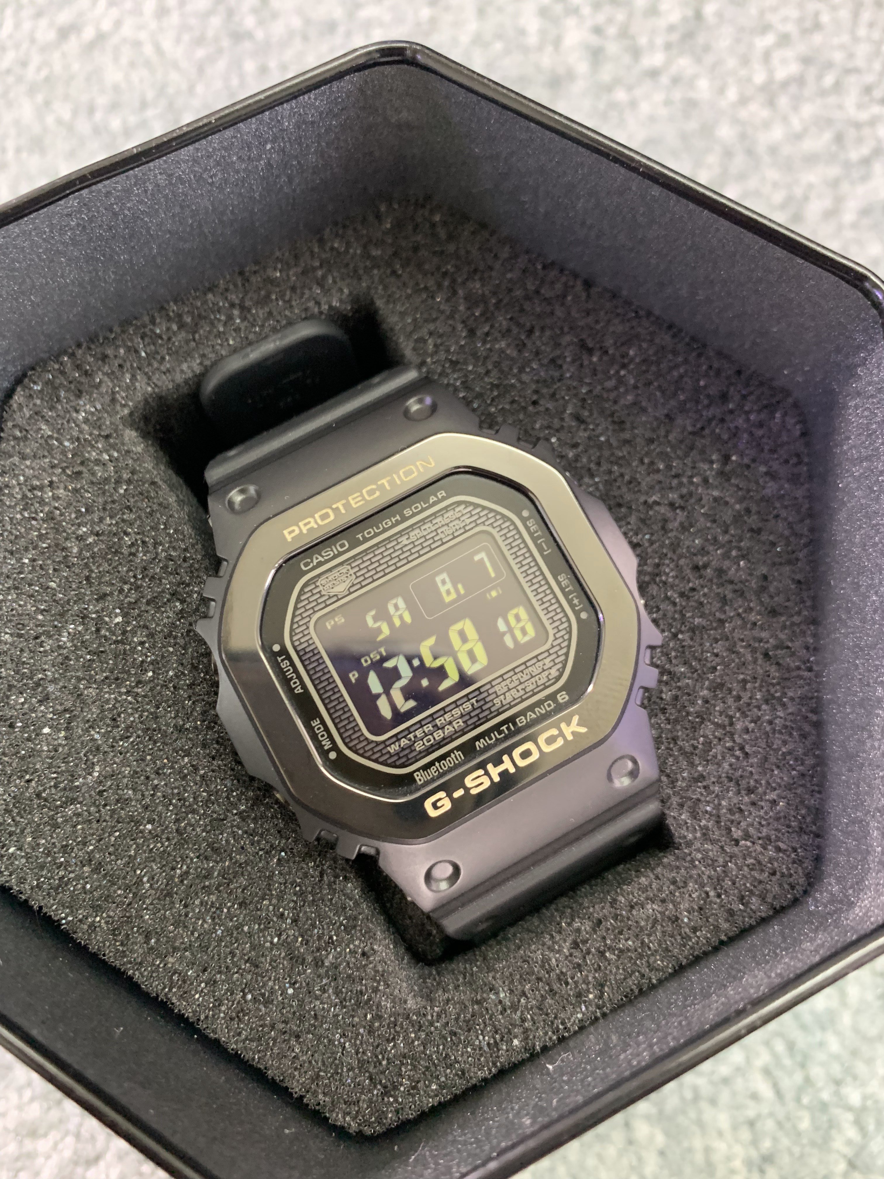 WTS] Casio G-Shock GMW-B5000G-2 MOD w/ AUTHENTIC GMW-B5000TB Bezel