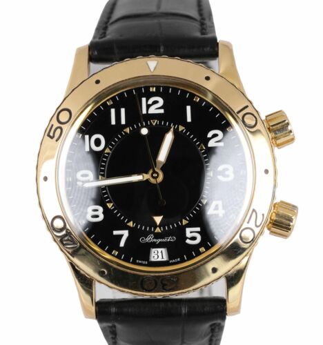 Breguet Type XX Transatlantique Alarm 3860 18K Yellow Gold