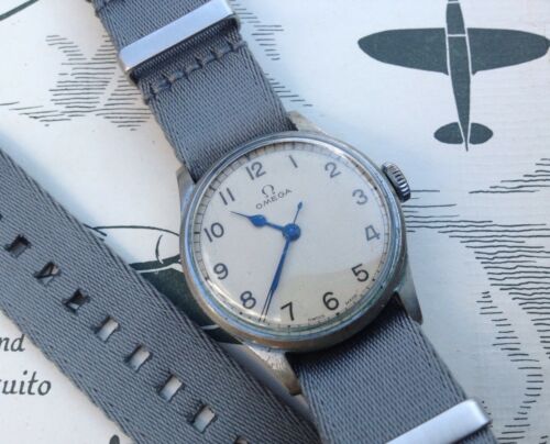 omega spitfire pilot's watch