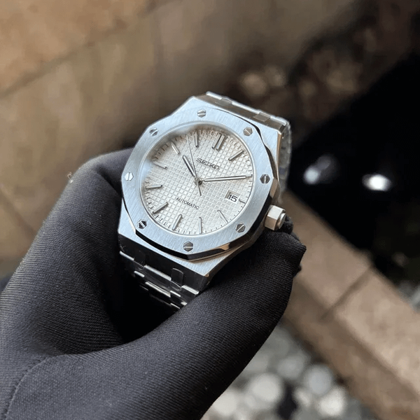 [WTS] Seiko Mod White AP Style waffle dial mod | WatchCharts Marketplace