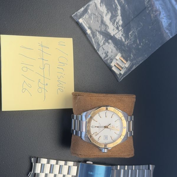 [WTS] 41mm Tag Heuer Aquaracer Calibre 5 Automatic Two-Tone with Solid ...