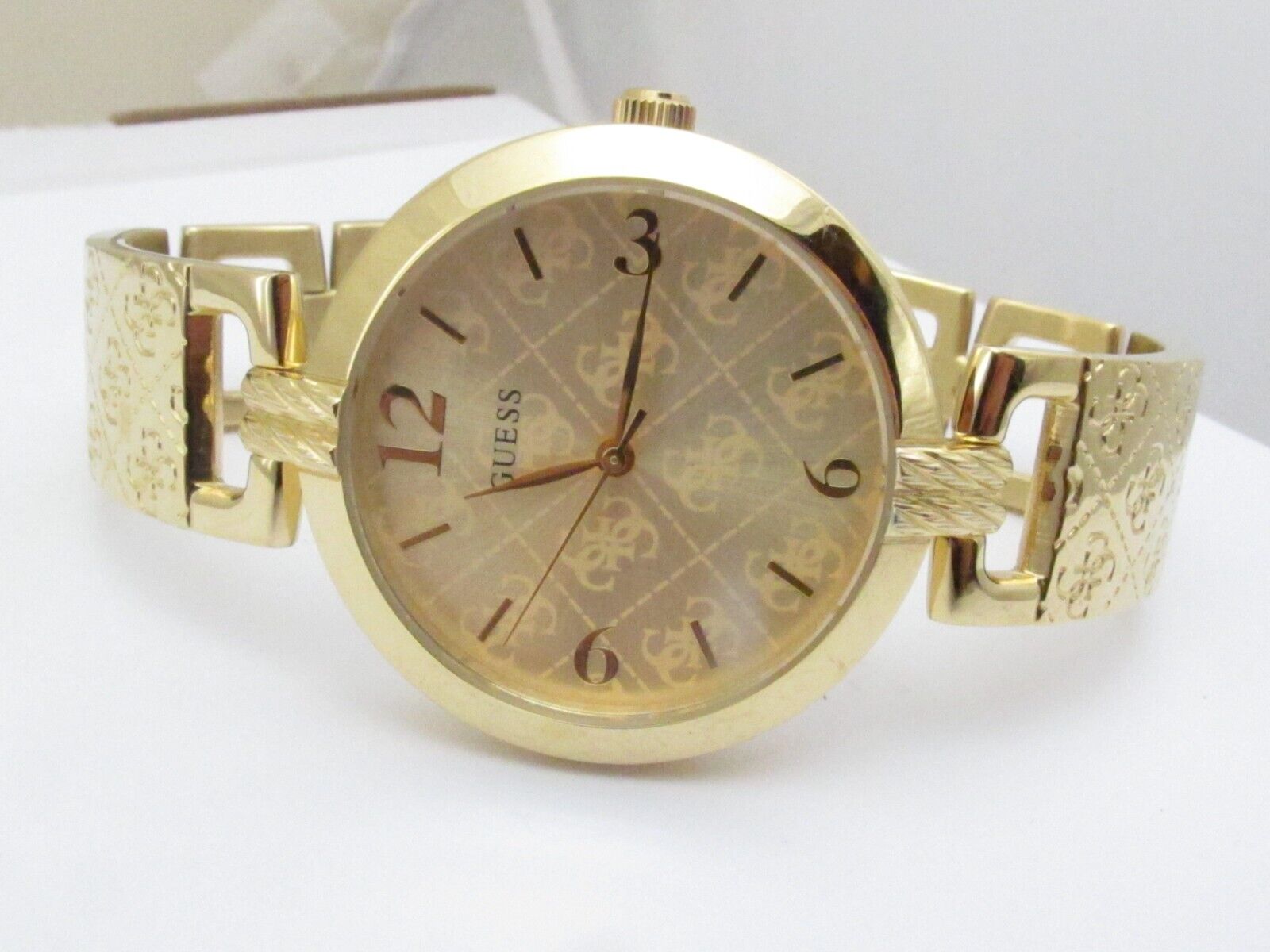 Guess G Luxe Ladies 35mm Gold Bracelet Designer Dress Watch