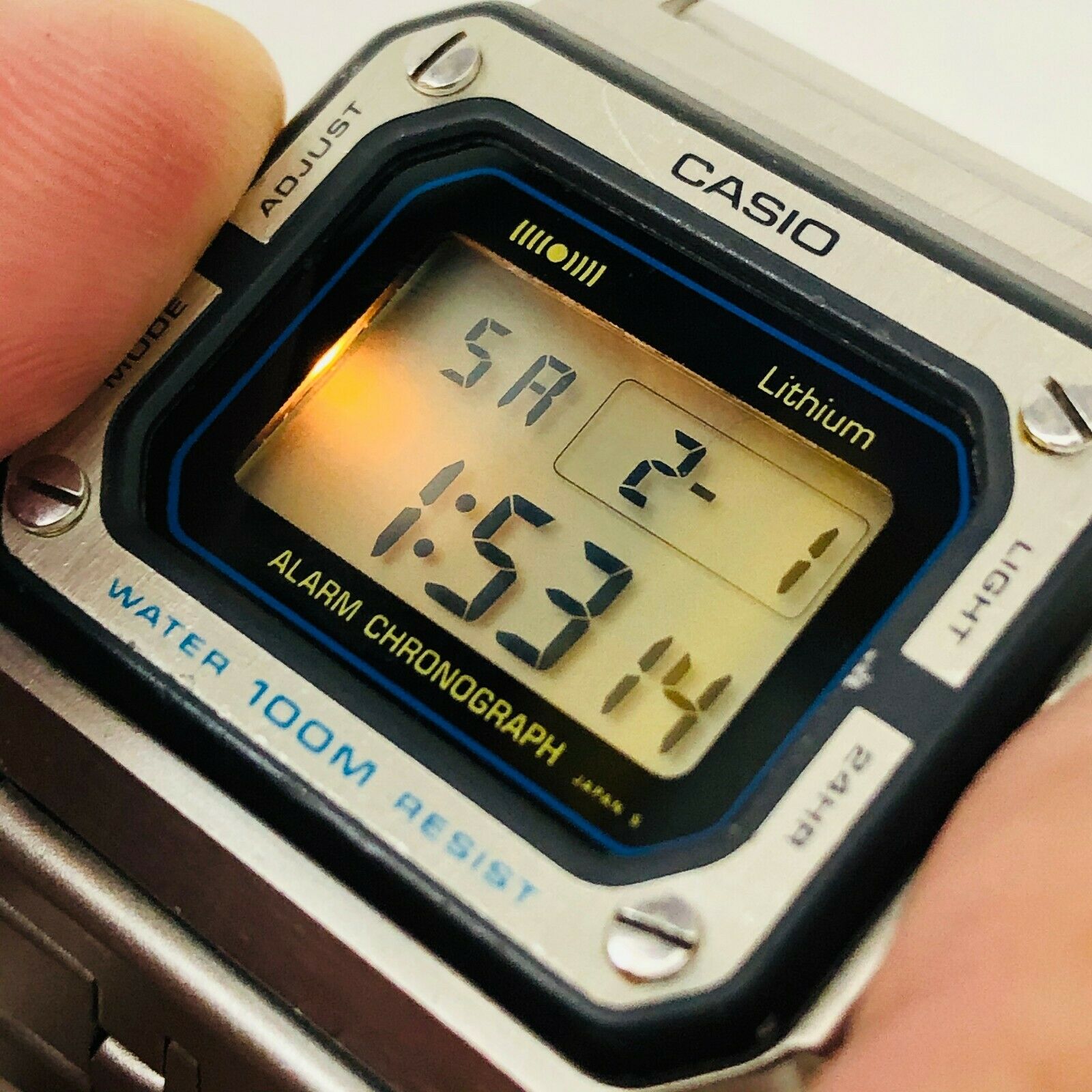 W770 W-770 ALARM CHRONO WR 100M Module 548 Rare Vintage Japan Y