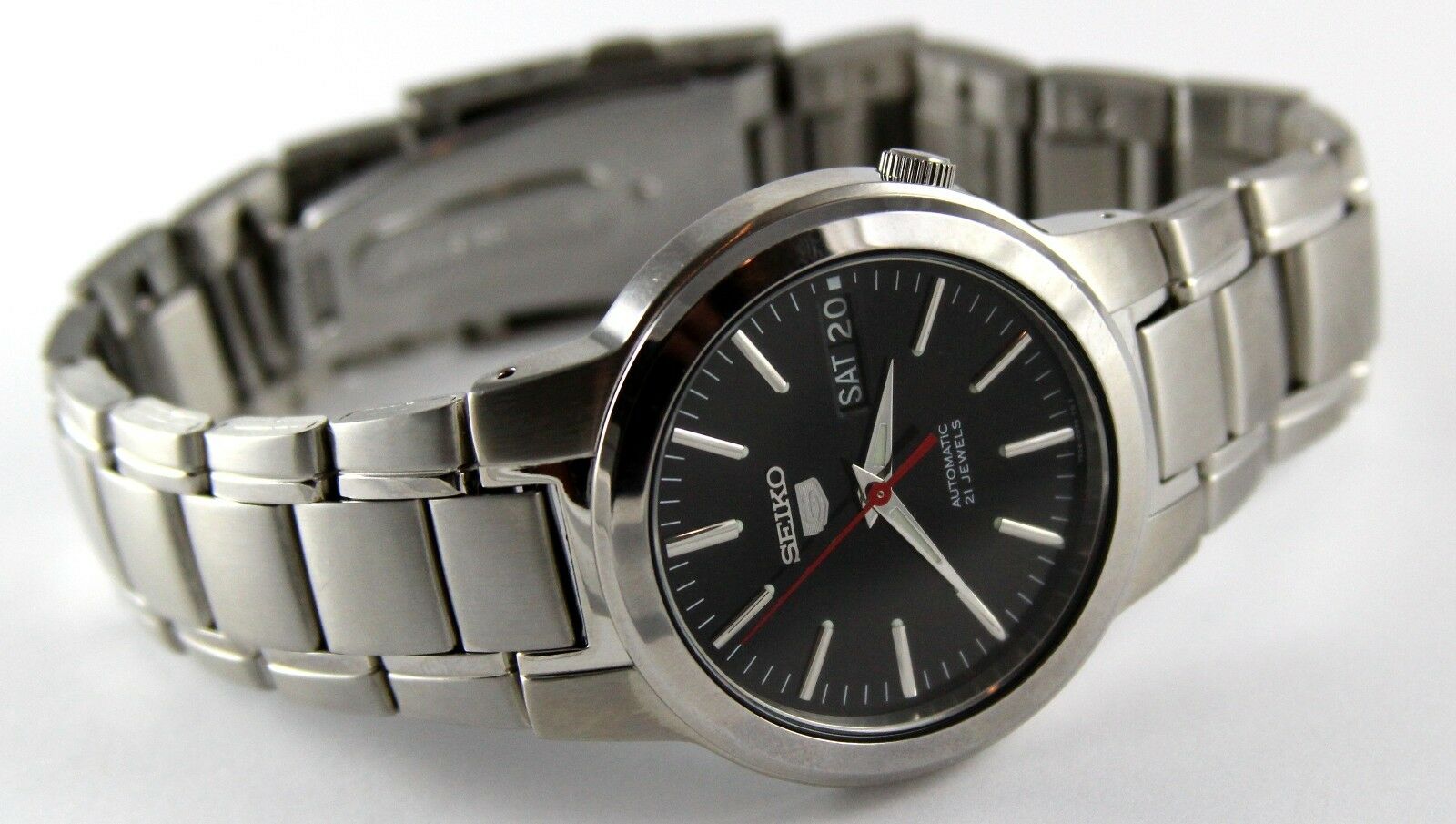 Authentic Seiko 5 Men's Dress Automatic Stainless Steel Analog