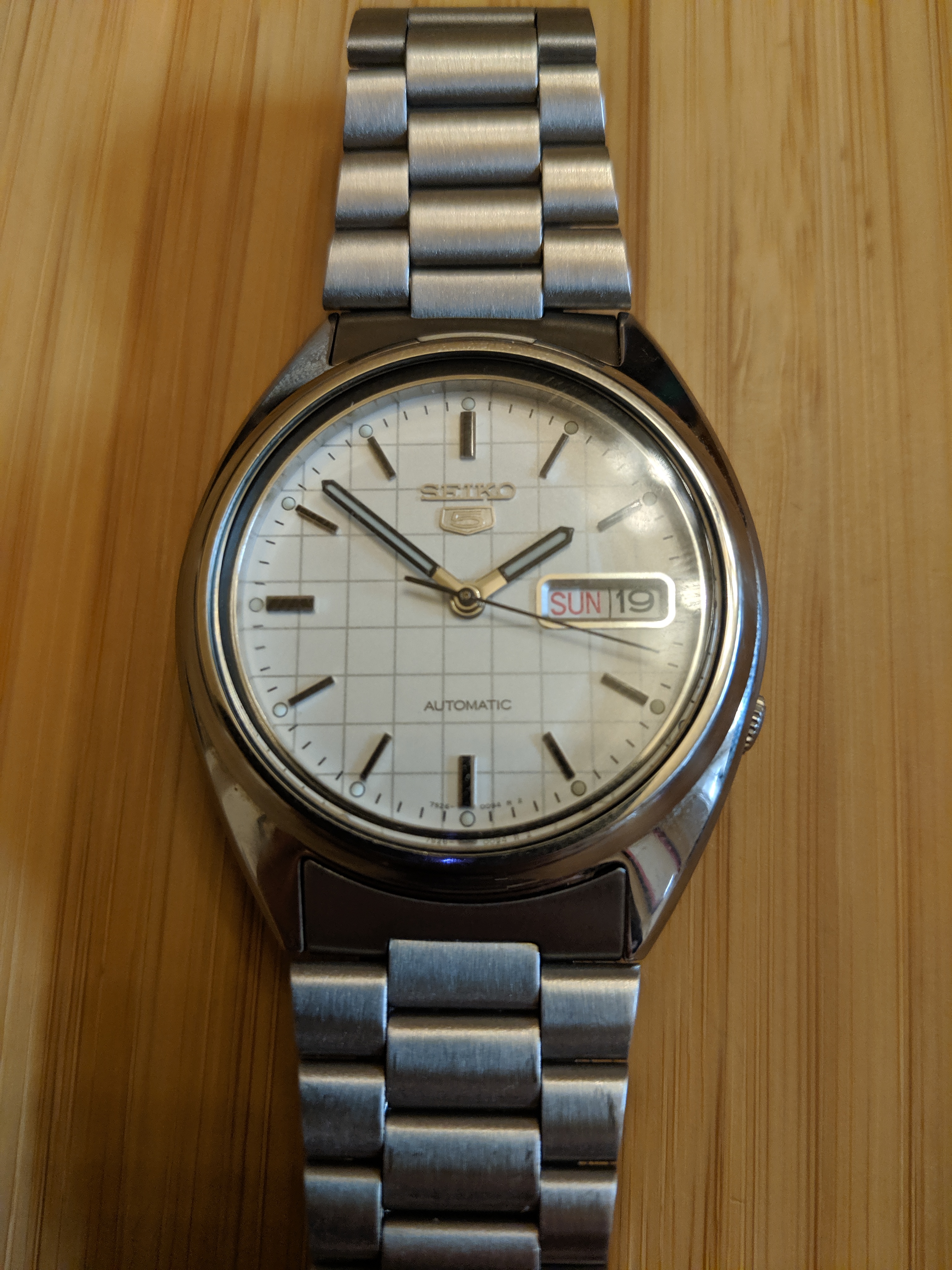 WTS Seiko 5 SNXF05 Graph Paper Dial WatchCharts