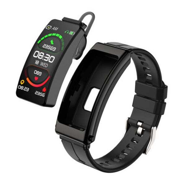 Smart Watch with Earbuds Bluetooth Headset Fitness Trackers Pedometer