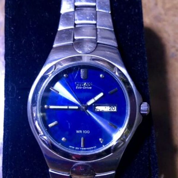 Citizen Eco Drive E101K17535 HSB Watch SS Bracelet Mens Works