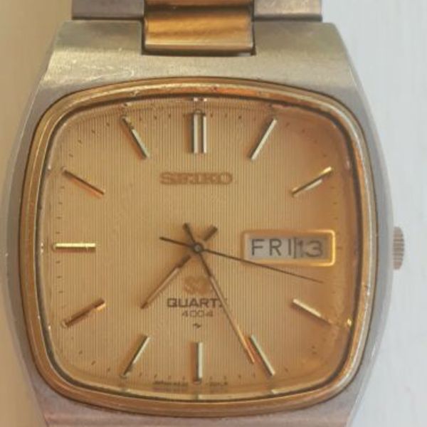 Mens Seiko Quartz 1970s Vintage Watch Rare. Model 46335019 WatchCharts