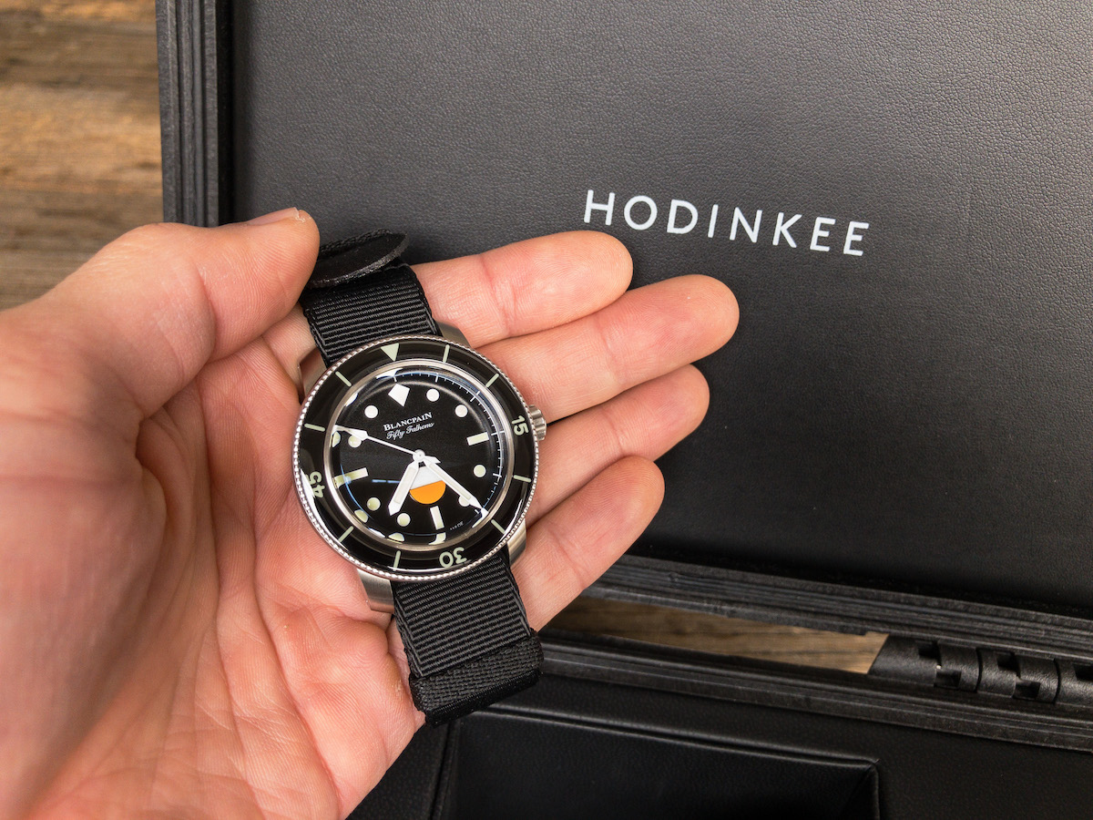 Blancpain hodinkee for discount sale