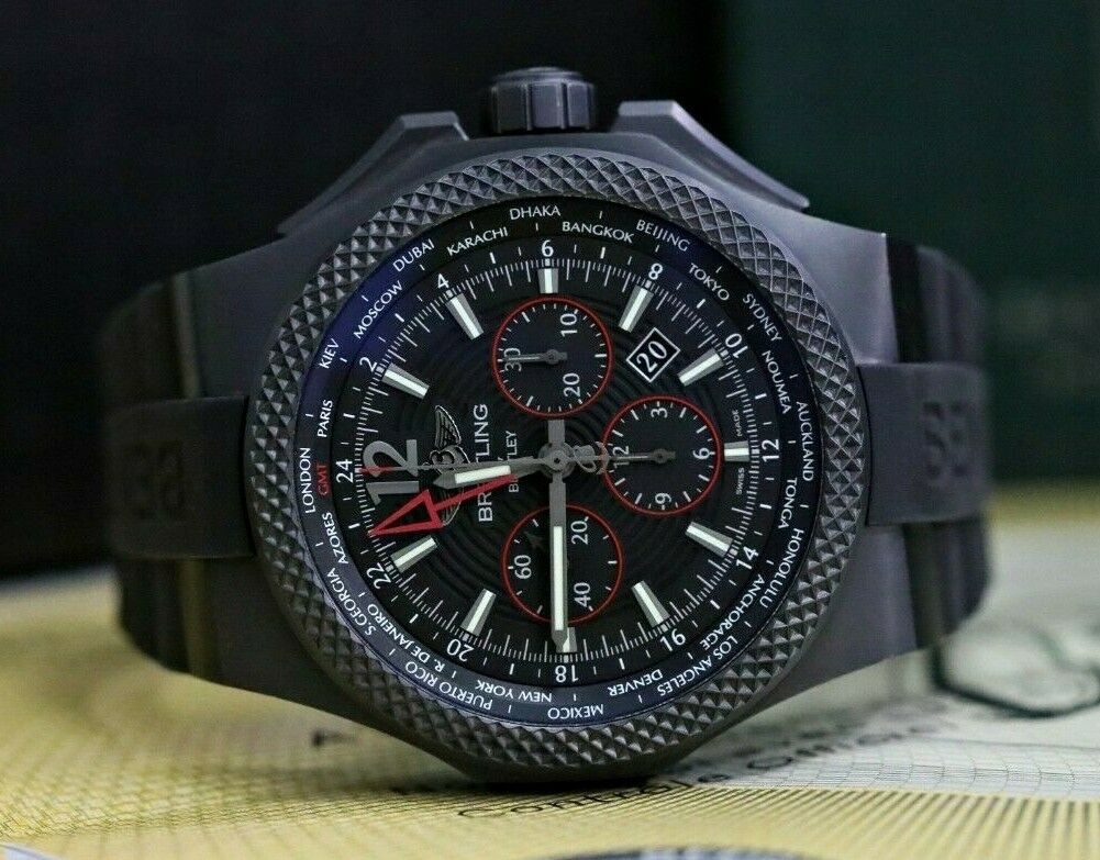 breitling bentley gmt midnight carbon limited edition