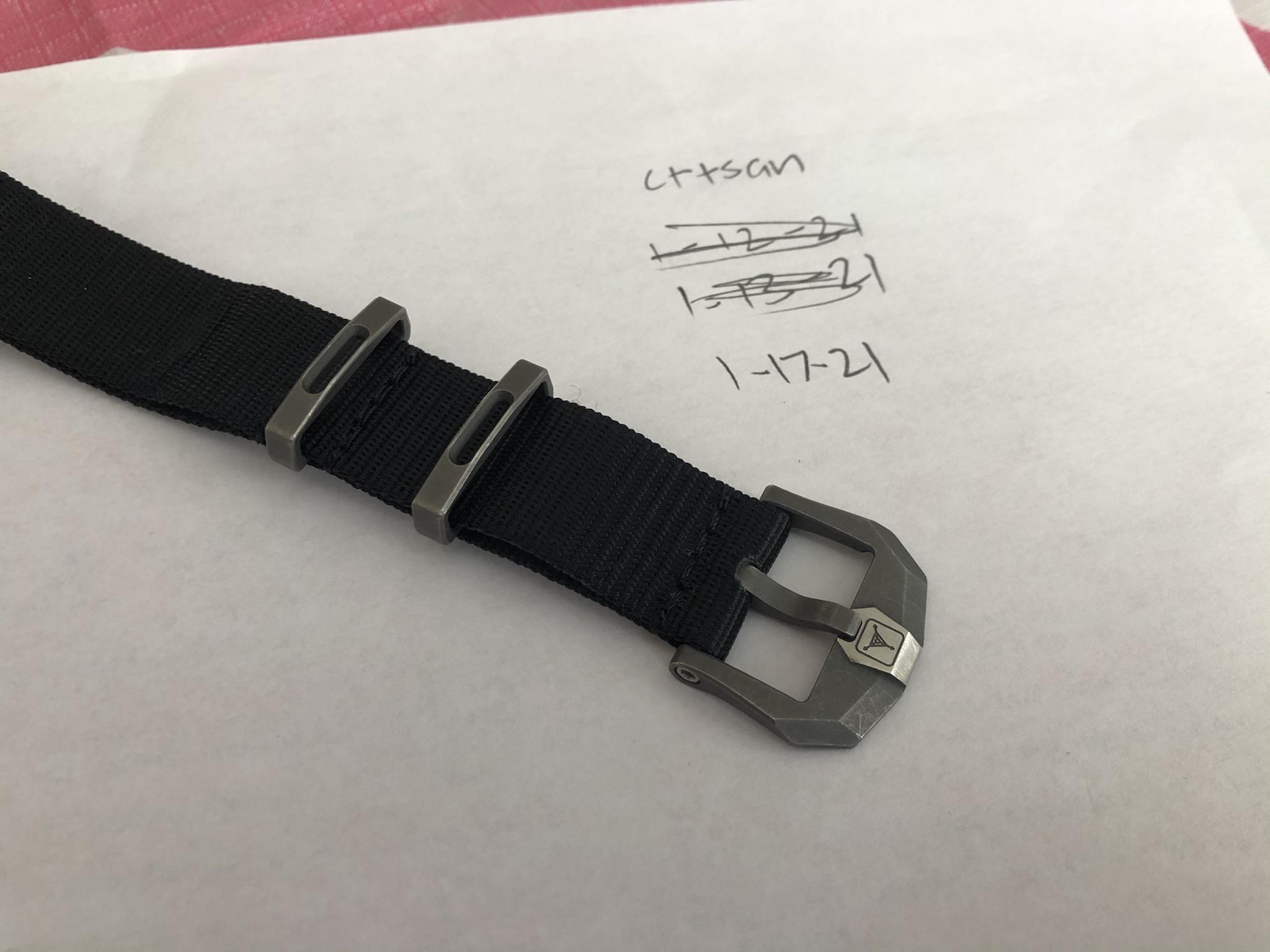 WTS] TAD Triple Aught Design Titanium Quantum Watch Strap