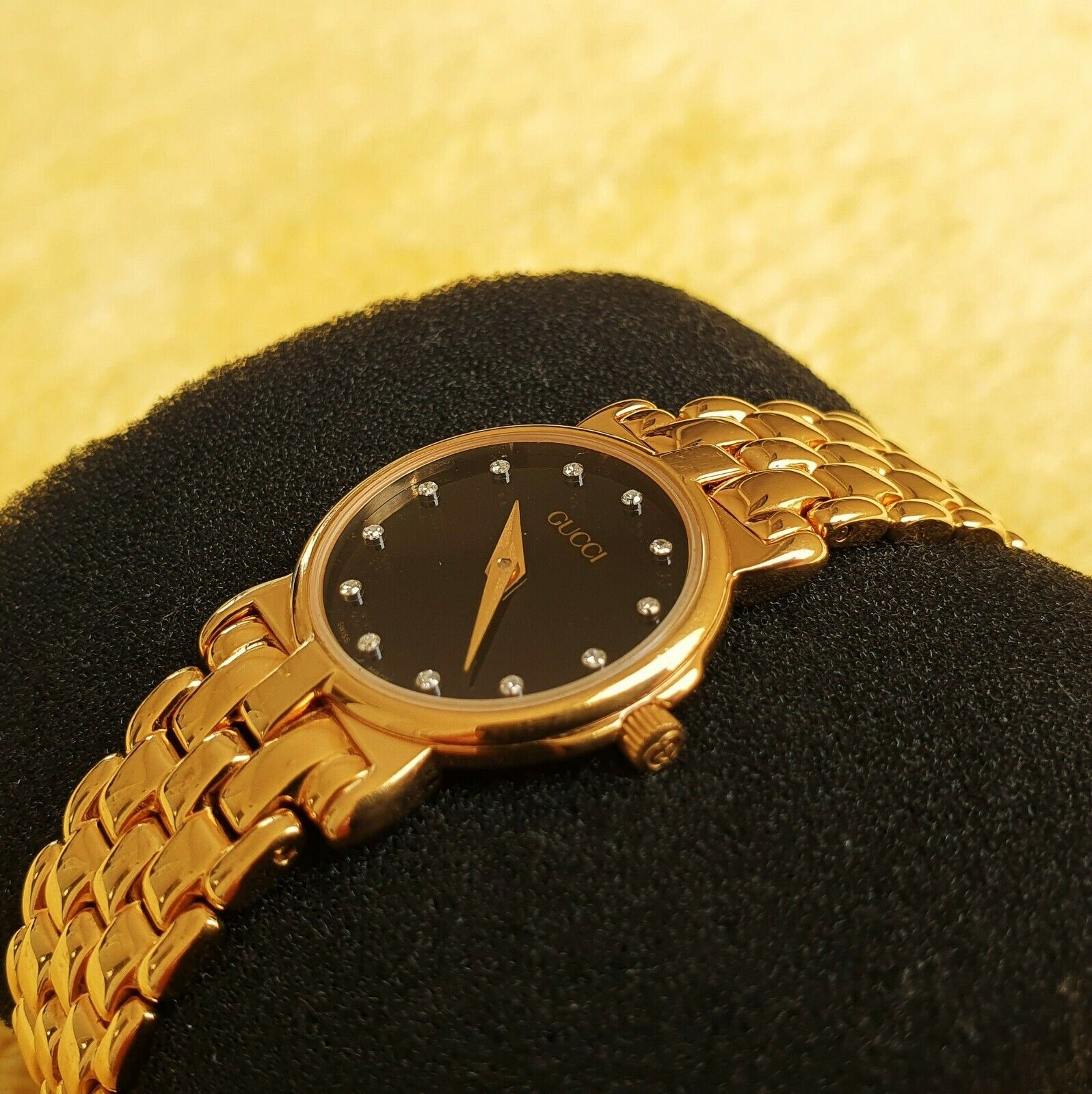 Gucci 3400L 18K Gold Plated Women display picture 1