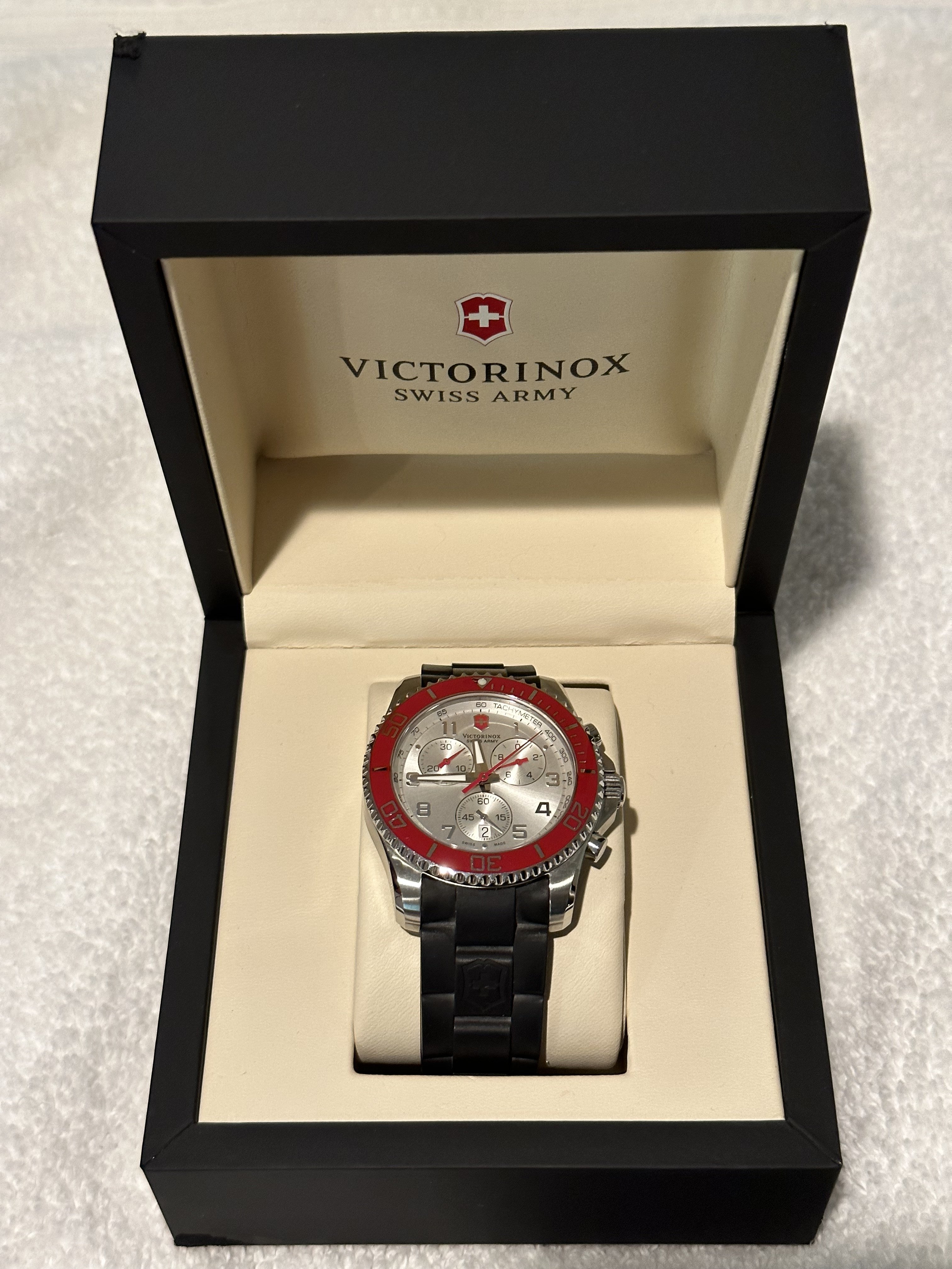 Victorinox Maverick GS Chronograph Silver Dial Men's Watch model