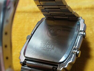 Seiko courtura chronograph watch SNAE57 sapphire alarm 41mm 100m