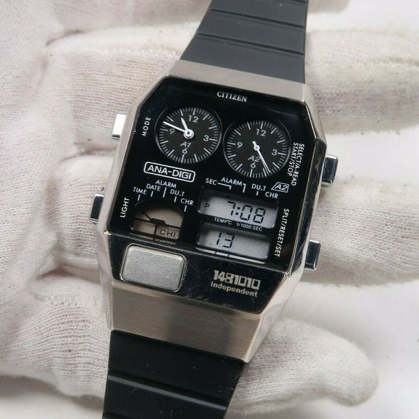 Vintage CITIZEN INDEPENDENT 1481010 DIGI-ANA 8989-L19834 Watch Japan |  WatchCharts Marketplace