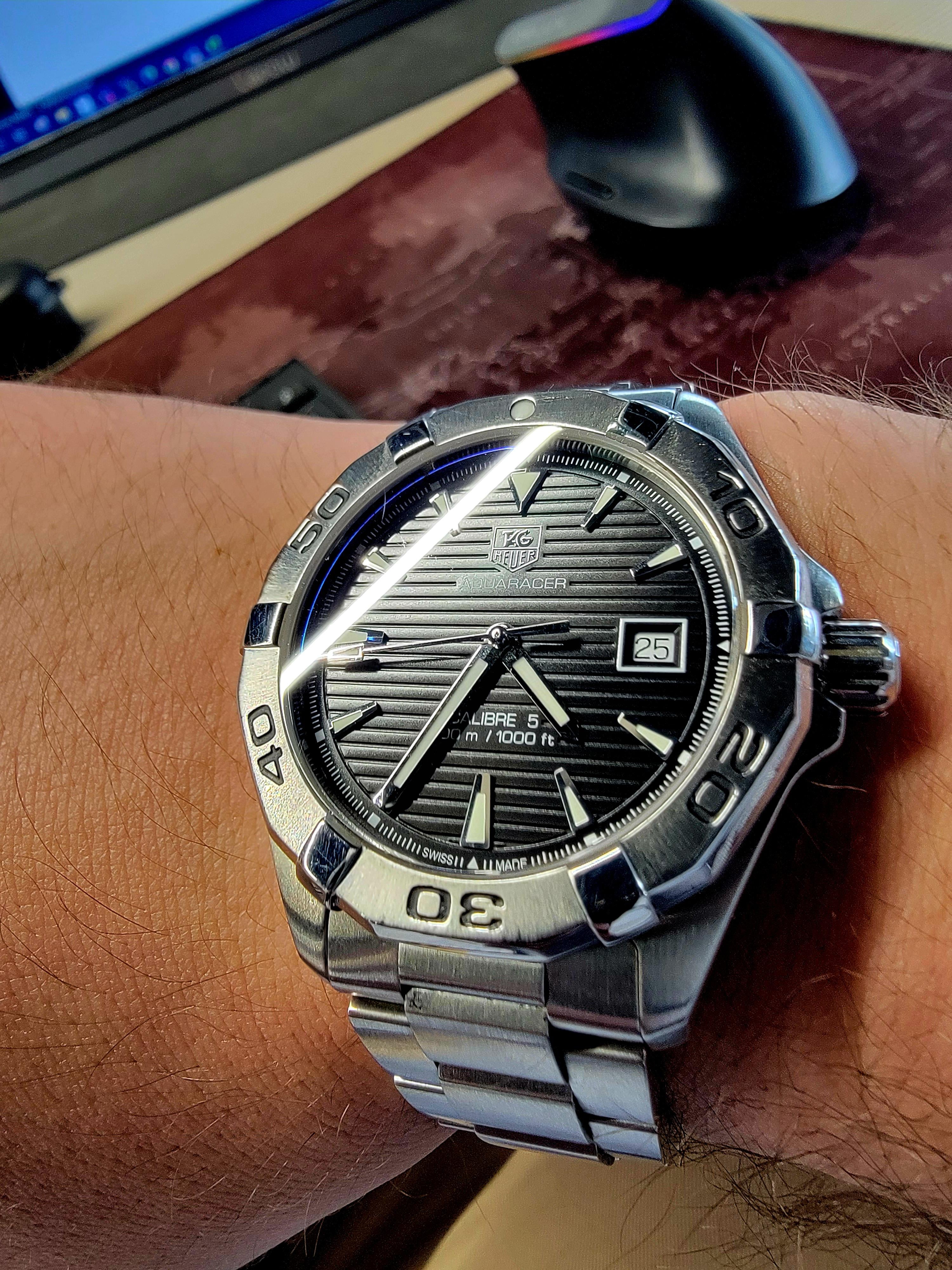 WTS Tag Heuer Aquaracer Calibre 5 ref. WAY2110 WatchCharts