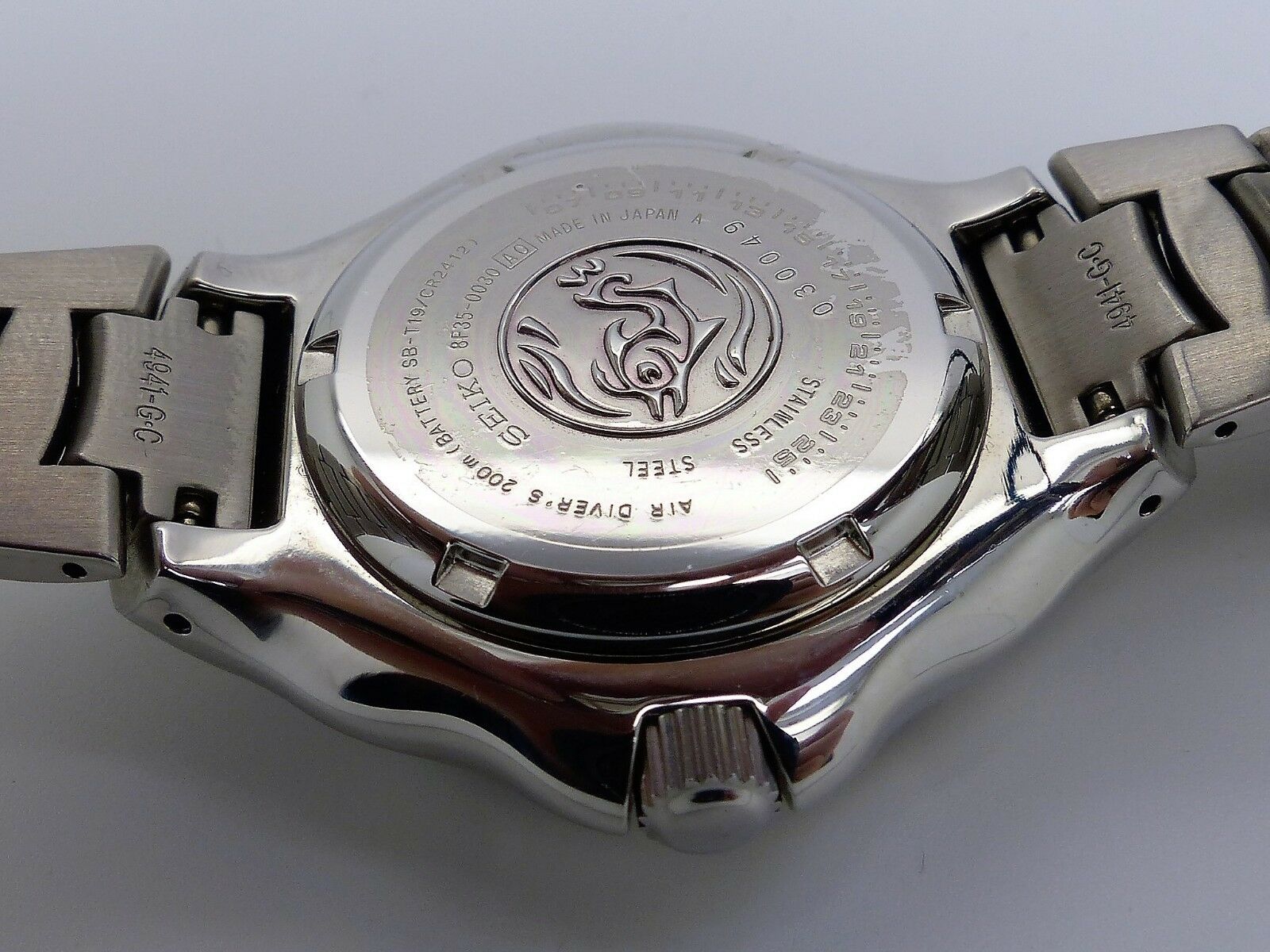 Seiko (Pipin) Perpetual calendar 200m Air diver's 8F35-0030 Ref