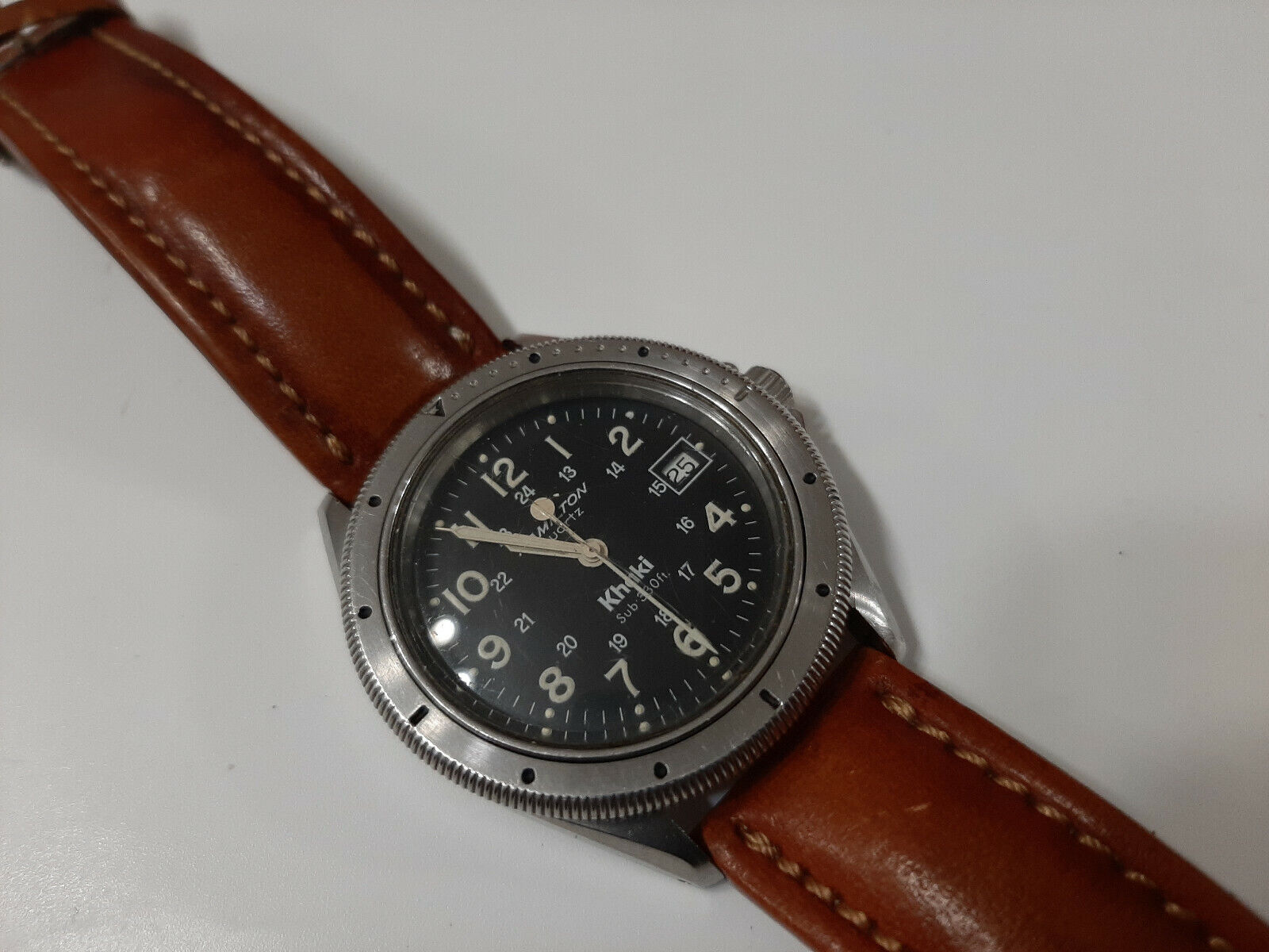 Hamilton Khaki Vintage ref 9443 orologio uomo militare quartz 