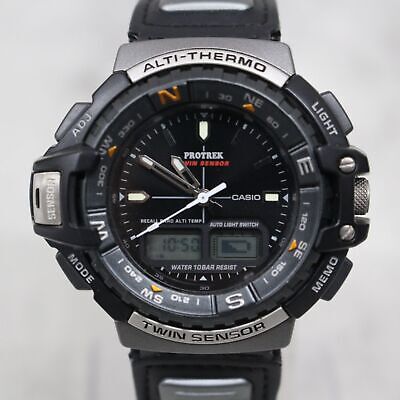 Casio Pro-Trek Twin Sensor 2307 PRT-700 Digital watch Water Resistance Junk  | WatchCharts Marketplace