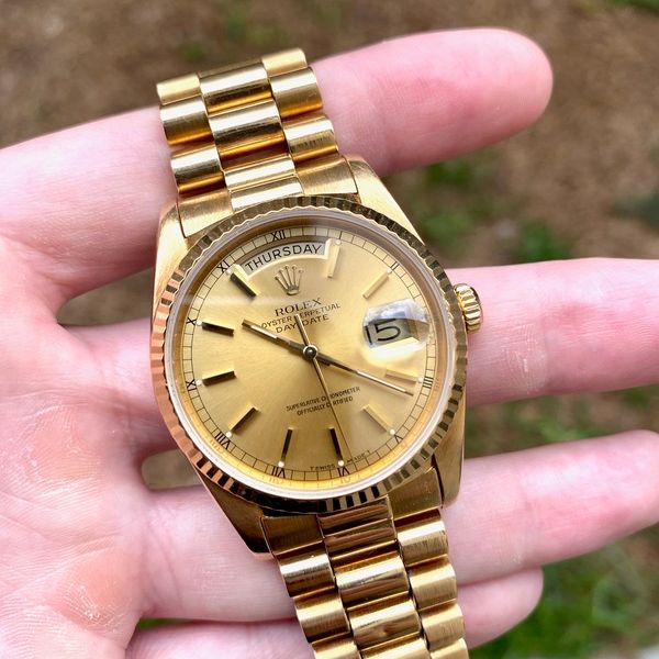 FS Rolex Day Date 18238 Double Quickset WatchCharts