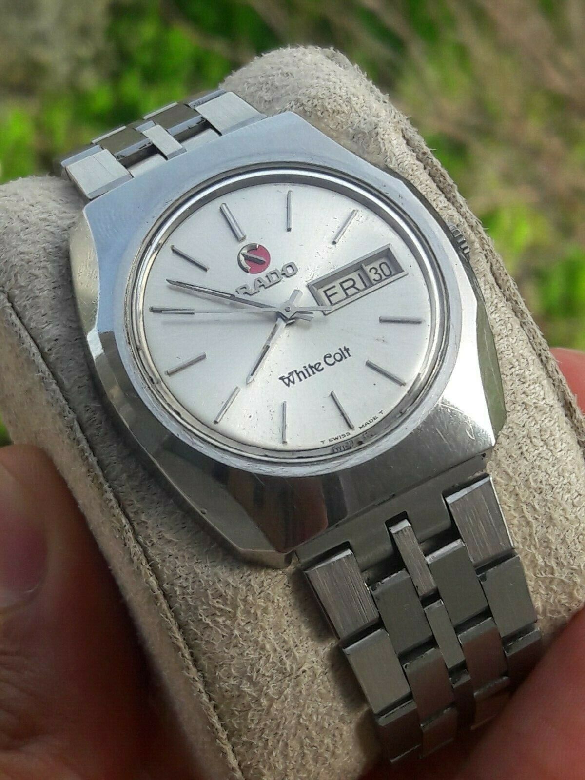 RADO ラドー White Colt ホワイトコルト 625 3139 4 36mmケース 純正ベルト デイデイト メンズ 腕時計 自動巻き 稼働品 Q19　　　　　　 RADO ラドー White Colt ホワイトコルト 625 3139 4 36mmケース 純正