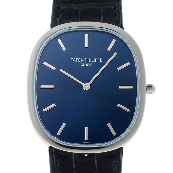 [Used] Patek Philippe 5738P-001 Golden Ellipse PT Blue Dial Automatic ...